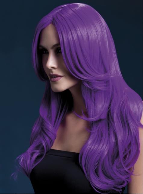 Peluca Khloe morado