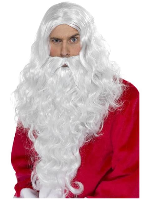 Peluca larga de Santa - Smiffys | Funidelia
