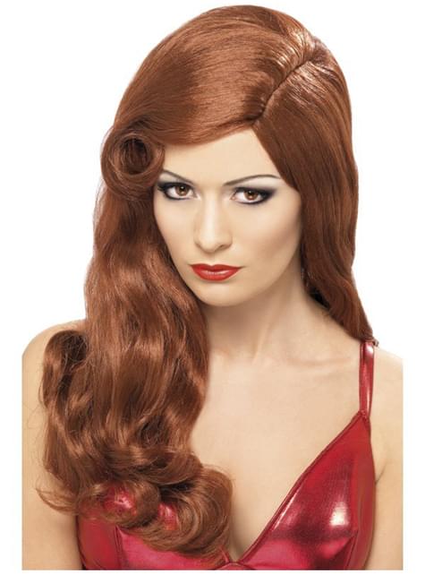 Peluca pelirroja Jessica Rabbit - Smiffys | Funidelia