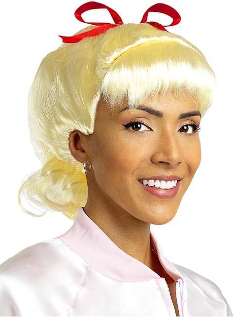 Peluca Pink Girls de los años 50 - Funiglobal | Funidelia