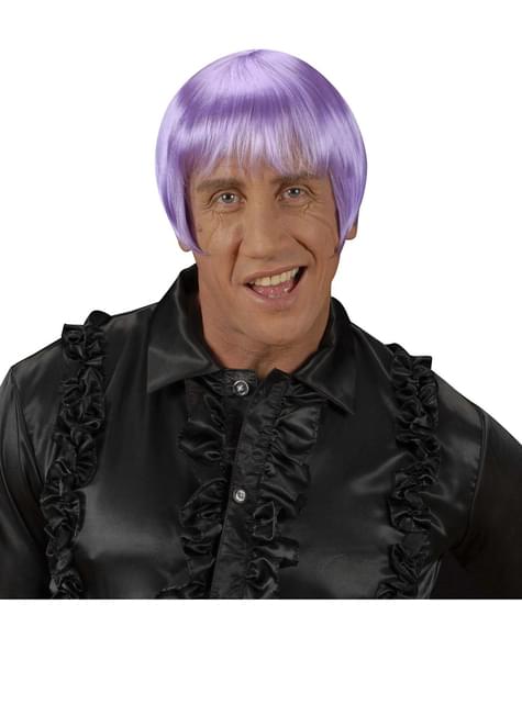 Peluca rave lila