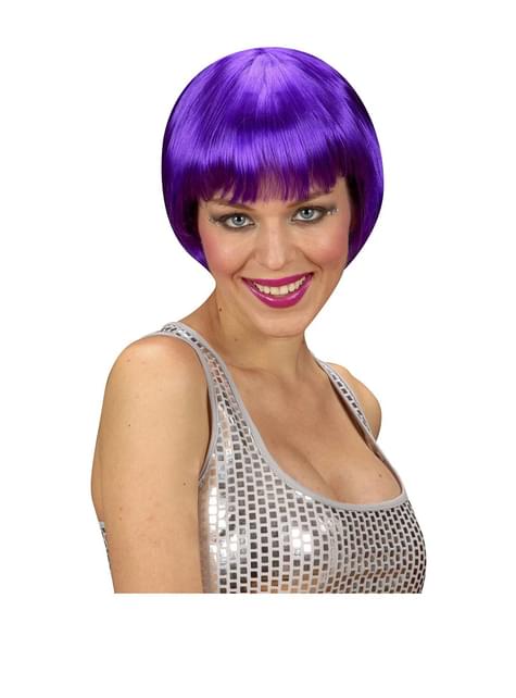 Peluca rave violeta