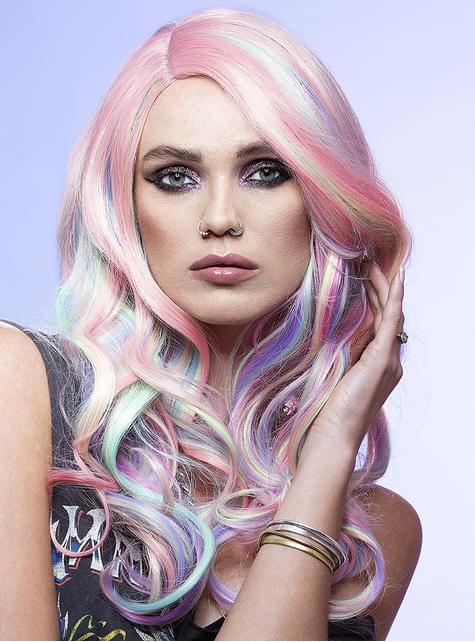 Peluca unicornio Manic Panic para mujer - Smiffys | Funidelia