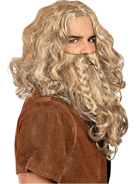 Peluca y barba de vikingo - Funiglobal | Funidelia
