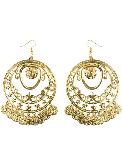 Pendientes con monedas danza del vientre para mujer - Boland | Funidelia