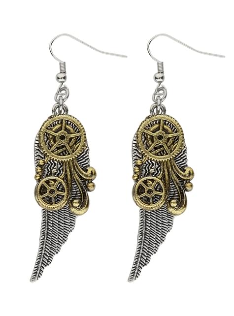 Pendientes steampunk con forma de alas - Widmann | Funidelia