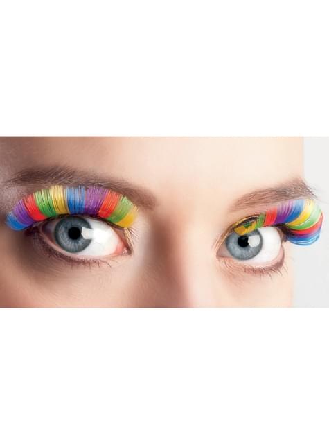Pestañas multicolor para mujer