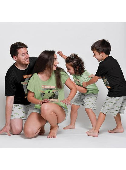 Pijama Baby Yoda The Mandalorian corto para niño - Star Wars - Artesanía Cerdá S.L. | Funidelia