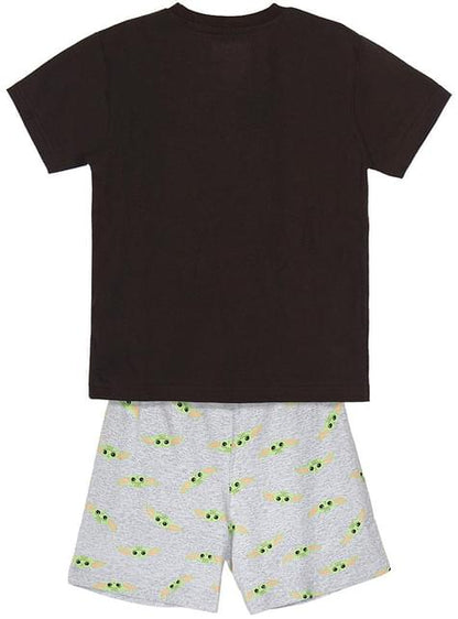 Pijama Baby Yoda The Mandalorian corto para niño - Star Wars - Artesanía Cerdá S.L. | Funidelia