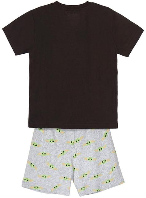 Pijama Baby Yoda The Mandalorian corto para niño - Star Wars - Artesanía Cerdá S.L. | Funidelia