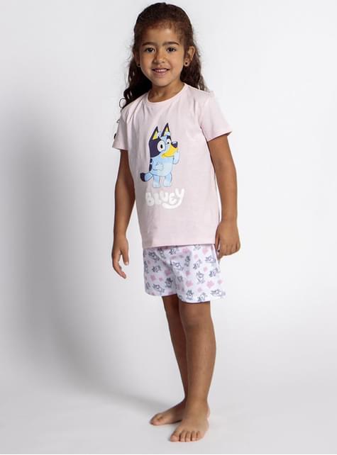 Pijama de Bluey corto para niña
