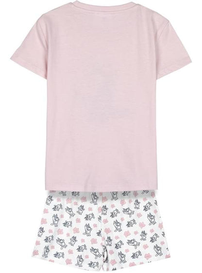 Pijama de Bluey corto para niña