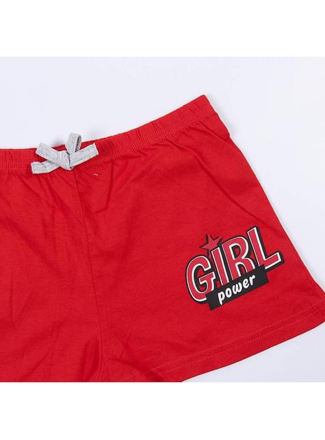 Pijama Ladybug “Girl Power“ corto para niña - Miraculous Ladybug