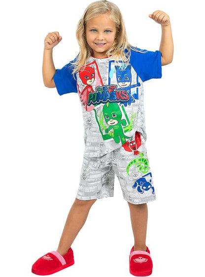 Pijama PJ Masks corto para niños - Funiglobal | Funidelia