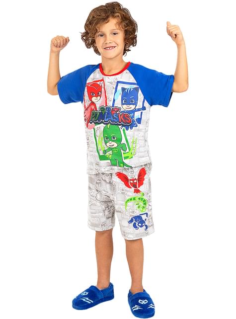 Pijama PJ Masks corto para niños - Funiglobal | Funidelia
