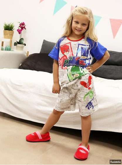 Pijama PJ Masks corto para niños - Funiglobal | Funidelia