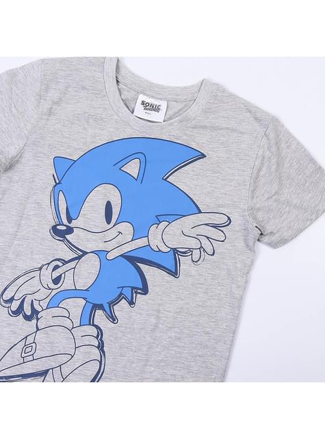Pijama Sonic corto para niño