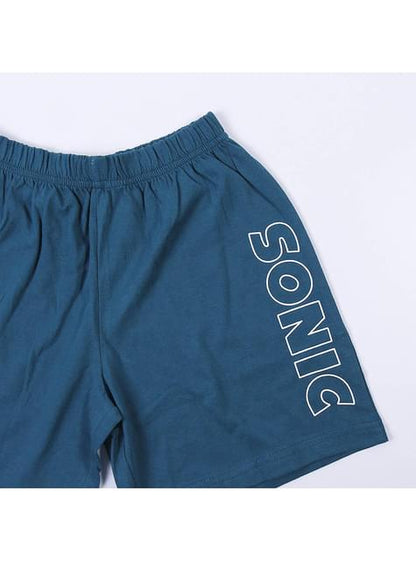 Pijama Sonic corto para niño