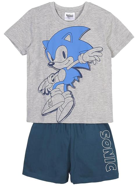 Pijama Sonic corto para niño