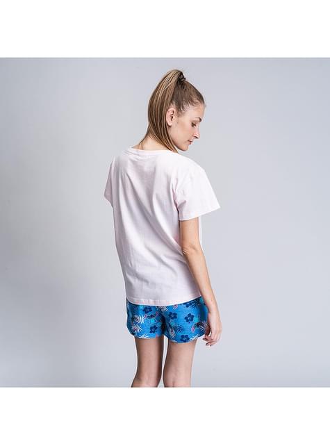 Pijama Stitch corto para mujer - Lilo & Stitch