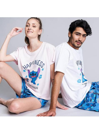 Pijama Stitch corto para mujer - Lilo & Stitch
