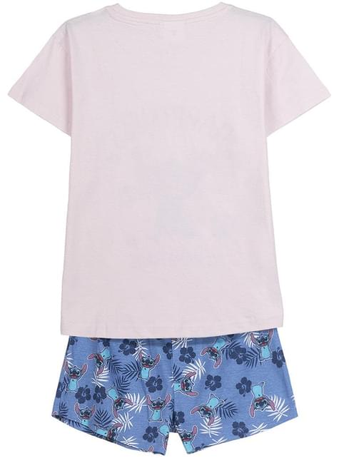 Pijama Stitch corto para mujer - Lilo & Stitch