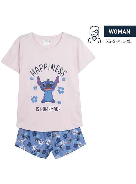 Pijama Stitch corto para mujer - Lilo & Stitch