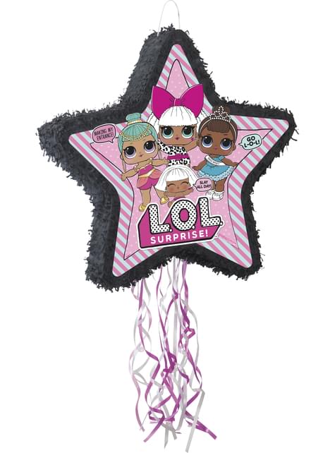 Piñata con forma de estrella LOL Surprise - LOL Friends - Unique | Funidelia