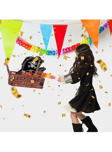 Piñata de barco pirata