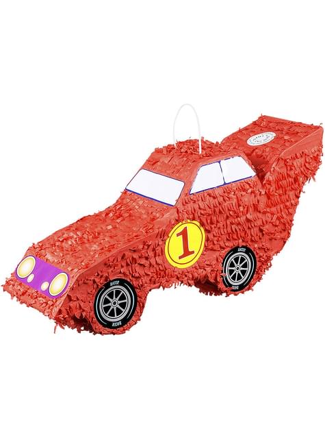 Piñata de coche de carreras