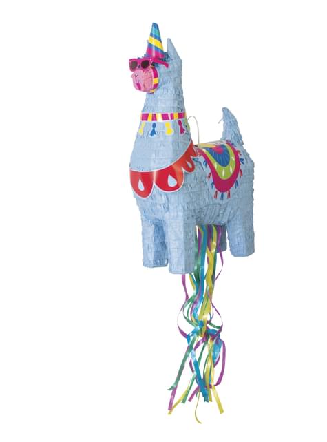 Piñata de llama azul 3D