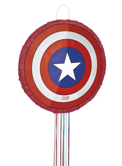 Piñata escudo Capitán América