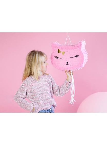 Piñata gato rosa - Meow Party