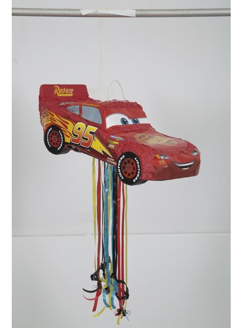 Piñata roja Rayo McQueen - Cars