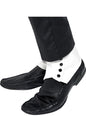 Polainas blancas con botones negros - Smiffys | Funidelia