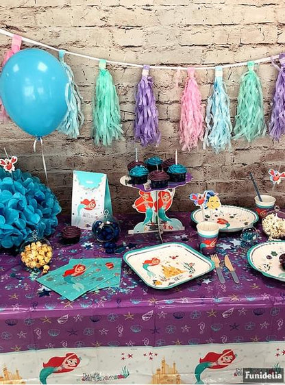 Pompón decorativo aguamarina - Línea Colores Básicos - Unique | Funidelia