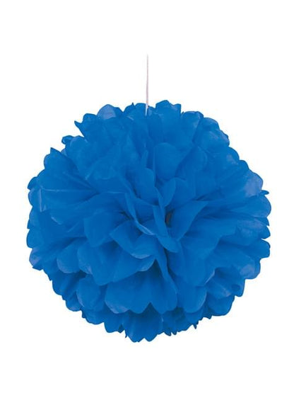 Pompón decorativo color azul oscuro - Línea Colores Básicos - Unique | Funidelia