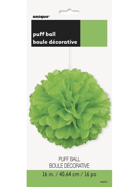 Pompón decorativo color verde lima - Línea Colores Básicos - Unique | Funidelia