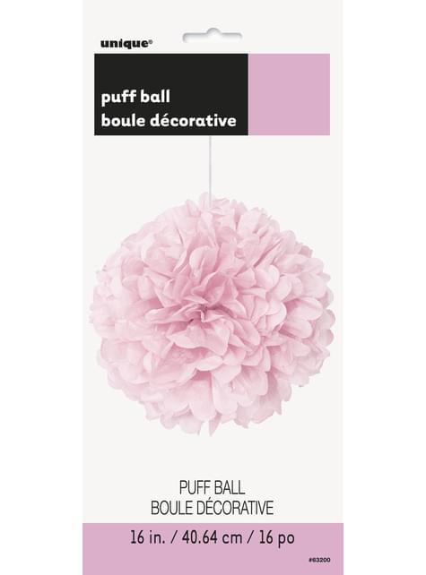 Pompón decorativo rosa claro - Línea Colores Básicos - Unique | Funidelia