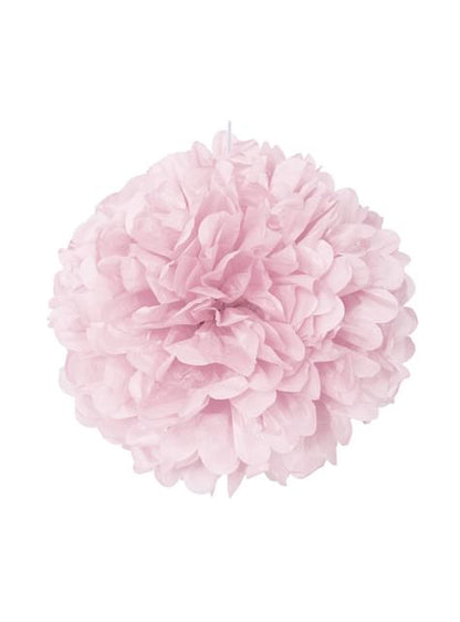 Pompón decorativo rosa claro - Línea Colores Básicos - Unique | Funidelia