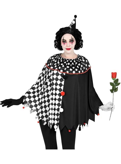 Poncho de arlequín para mujer - Widmann | Funidelia