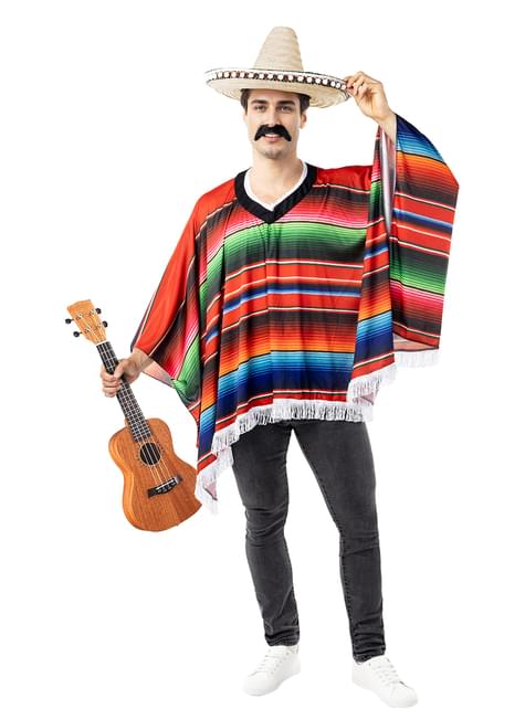 Poncho Mexicano para adulto - Funiglobal | Funidelia