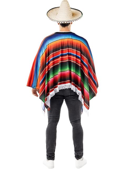 Poncho Mexicano para adulto - Funiglobal | Funidelia