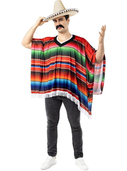 Poncho Mexicano para adulto - Funiglobal | Funidelia