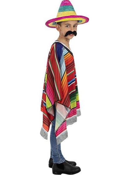 Poncho Mexicano para niño - Funiglobal | Funidelia