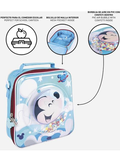 Portamerienda Mickey Mouse confeti - Artesanía Cerdá S.L. | Funidelia