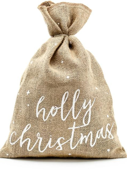 Saco Holly Christmas decorativo