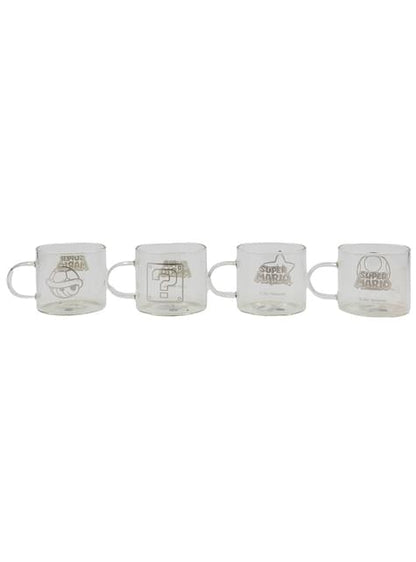 Set 4 tazas Super Mario Bros personajes