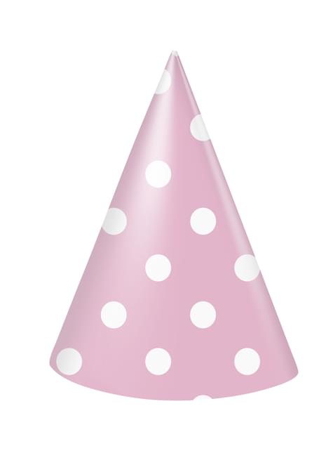 Set de 1º cumpleaños rosa y blanco - Unique | Funidelia