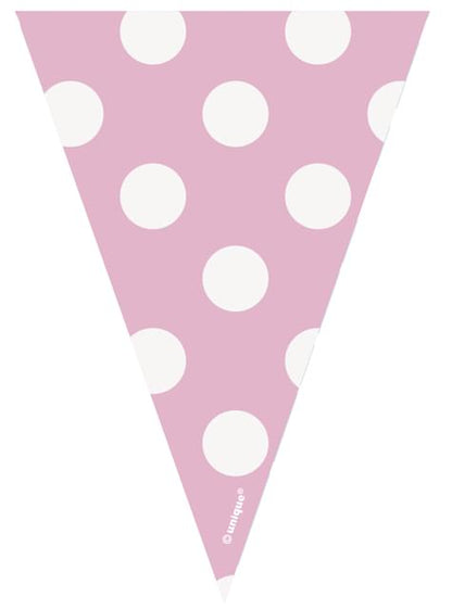 Set de 1º cumpleaños rosa y blanco - Unique | Funidelia